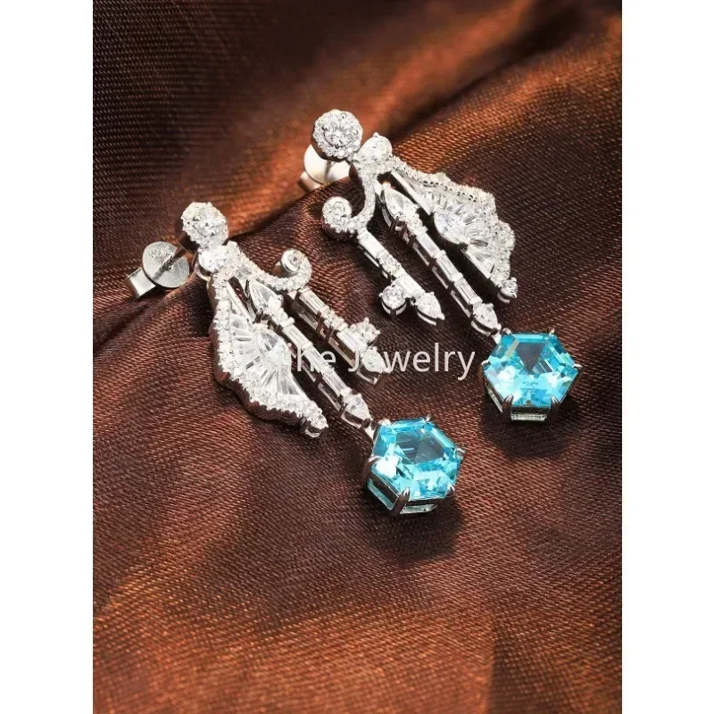 Новинка Лидер продаж серебро 2023 пробы белый цирконий с имитацией бриллианта