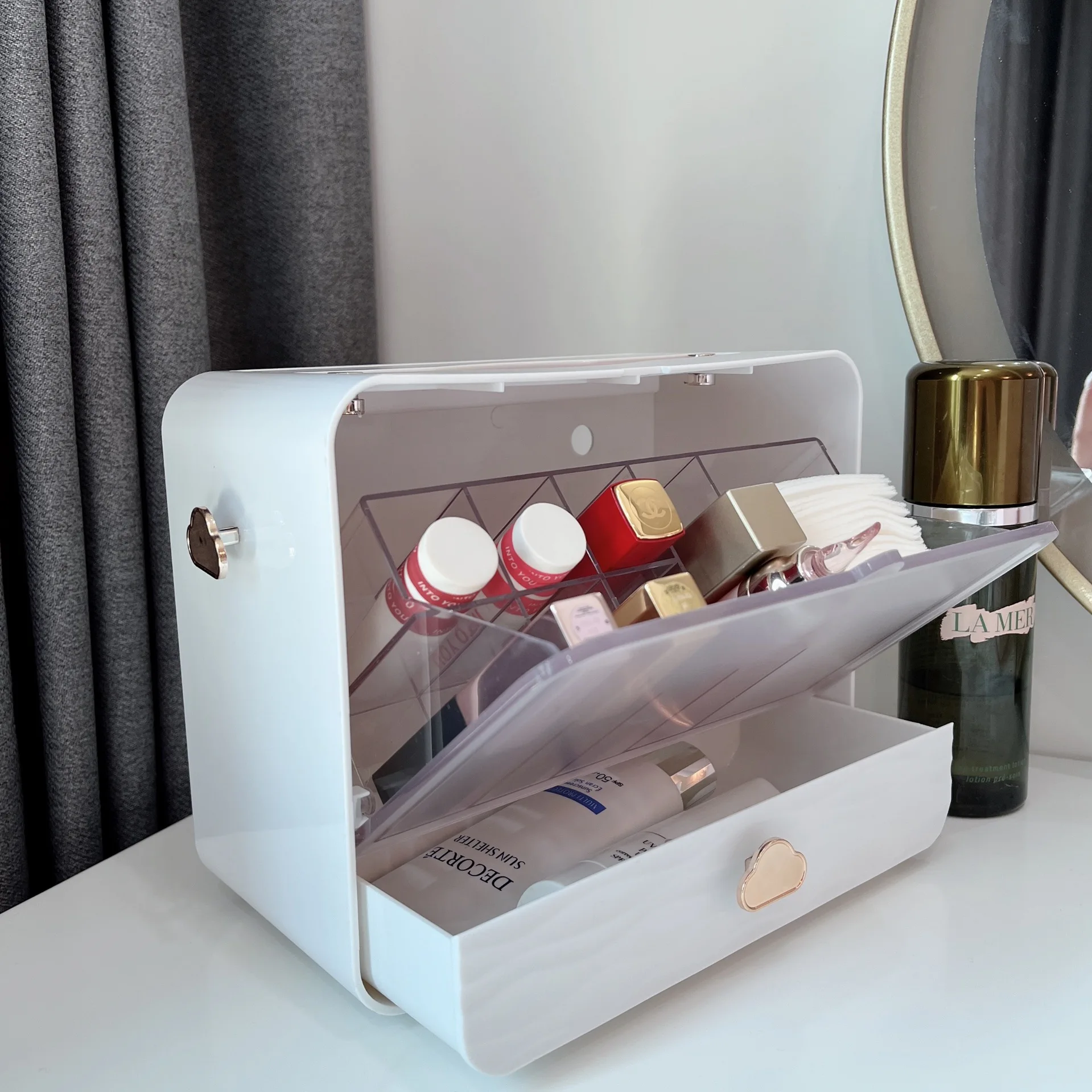 Чехол для хранения косметики контейнер помады органайзер кистей макияжа