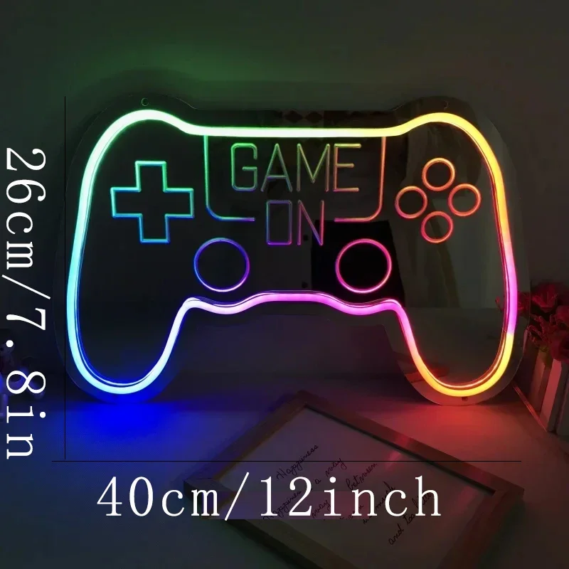 RGB неоновая светодиодная вывеска с управлением через приложение для настенного