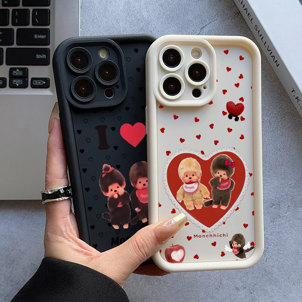 Фото Милый чехол для телефона с Мончичи для Xiaomi Redmi Note 15 14 13 12 11 10 Pro Plus 14C 13C 12C 10C Trubo 4 4G 5G, мягкий чехол. №2