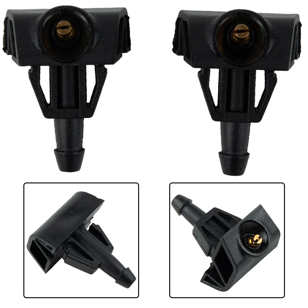

Washer Sprayer Water Spray Nozzle Jet Car Windscreen Wiper Nozzles Windshield Washer Plastic Metal 1 Hole Brass Auto Accessories