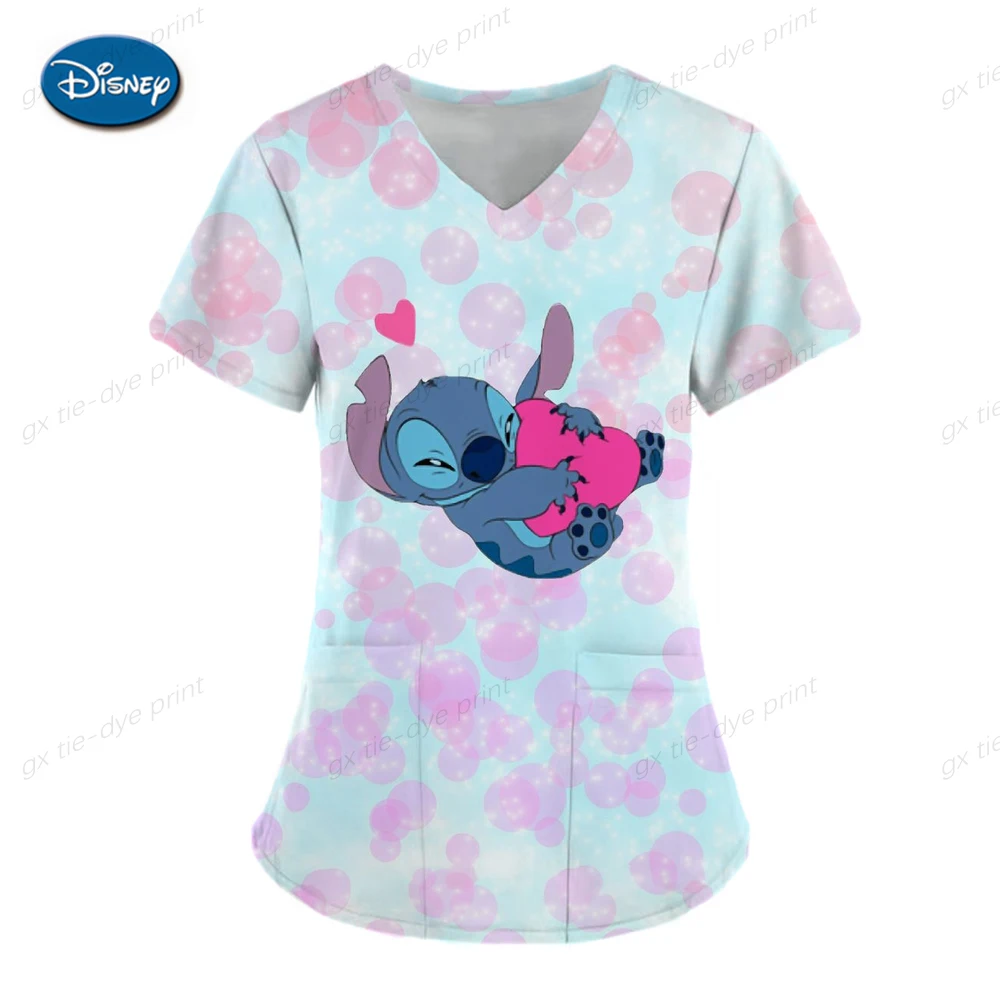 Униформа медсестры для больницы женская модель повседневные фонарики с коротким