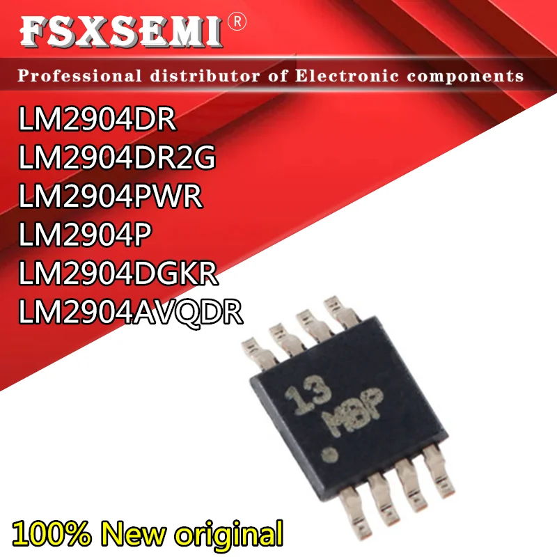 

10pcs LM2904DR LM2904 LM2904DR2G 2904 LM2904PWR L2904 LM2904P DIP8 LM2904DGKR MBP MB M8 LM2904AVQDR LM2904AV SOP8