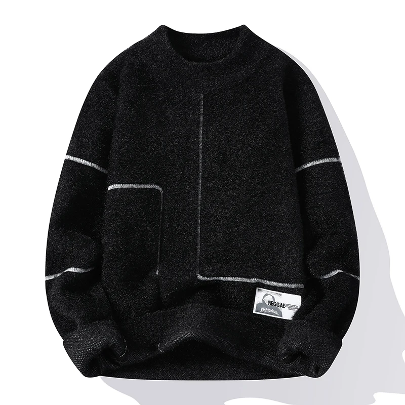 

Новый вязаный свитер, удобные теплые осенне-зимние повседневные универсальные Топы с длинным рукавом и высоким воротником