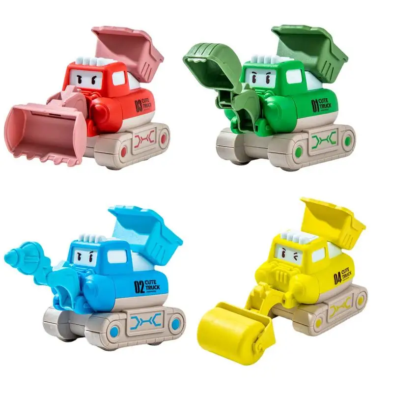 

Friction Powered Cars Press And Go Truck Toys For Toddlers Construction Vehicle With Cute Shape Friction Cars Joint Movable