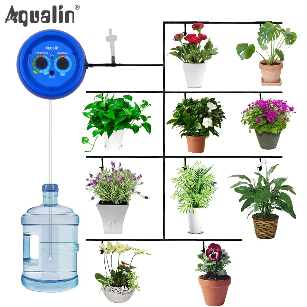 Automatic Drip Irrigation System Pump Controller Watering Kits with Built-in High Quality Membrane Pump Used Indoor#22079