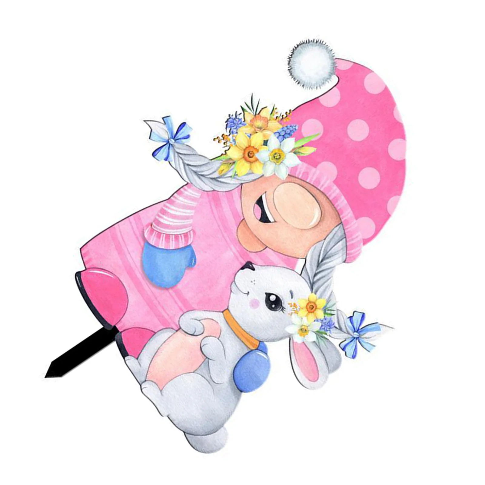 

Пасхальные яйца зайчика, быстрая установка, безъемные гномы, дворные знаки для наружного двора, двора, лужайки, сада B88