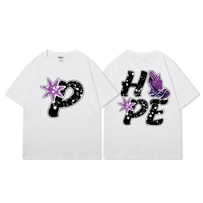 

Футболка мужская хлопковая с коротким рукавом, Повседневная модная рубашка в американском стиле, лето