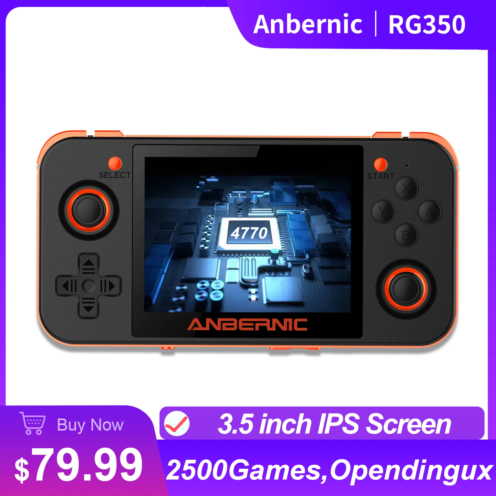 Портативная игровая консоль ANBERNIC RG350 32 ГБ 2500 игр | Электроника