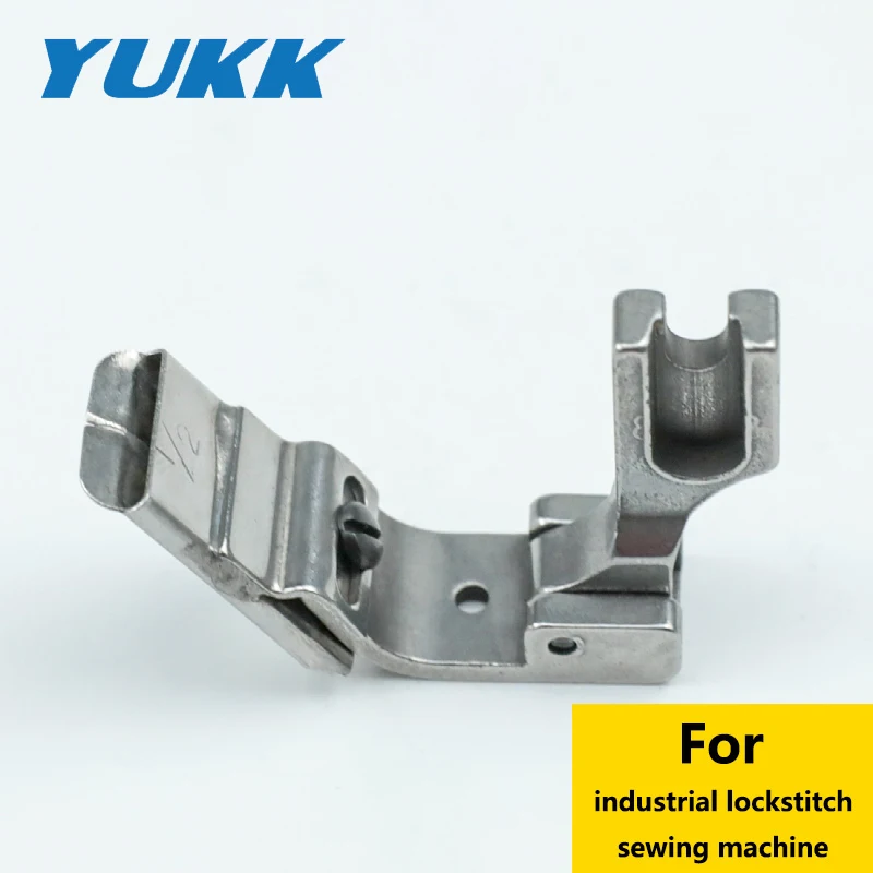 

S10A Tape Guide Presser Foot Fit Industrial Single Needle Lockstitch Sewing Machine Use for Attach Laces / Elastic / Tape