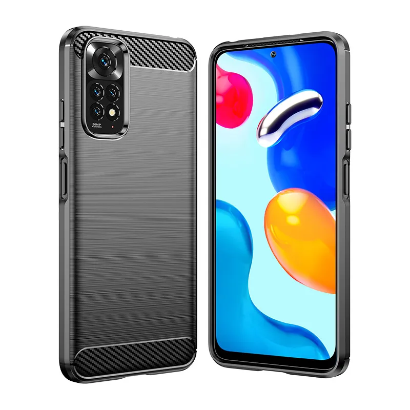 For Global Version Xiaomi Redmi Note 11 Case For Redmi Note 11 Cover Protective Soft Silicone Bumper For Redmi Note 11 Fundas