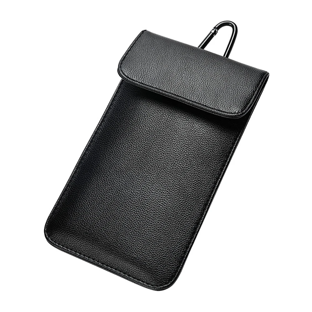 

Сумка для блокировки сигнала из искусственной кожи для мобильного телефона, автомобильные ключи, защитный чехол с дистанционным управлением, чехол для блокировки сигнала, сумка для защиты конфиденциальности