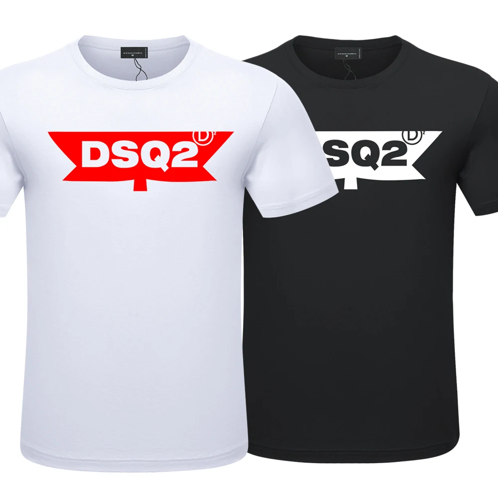 

Men's cotton T-shirt O-neck short sleeve shirt street hip-hop style authentic