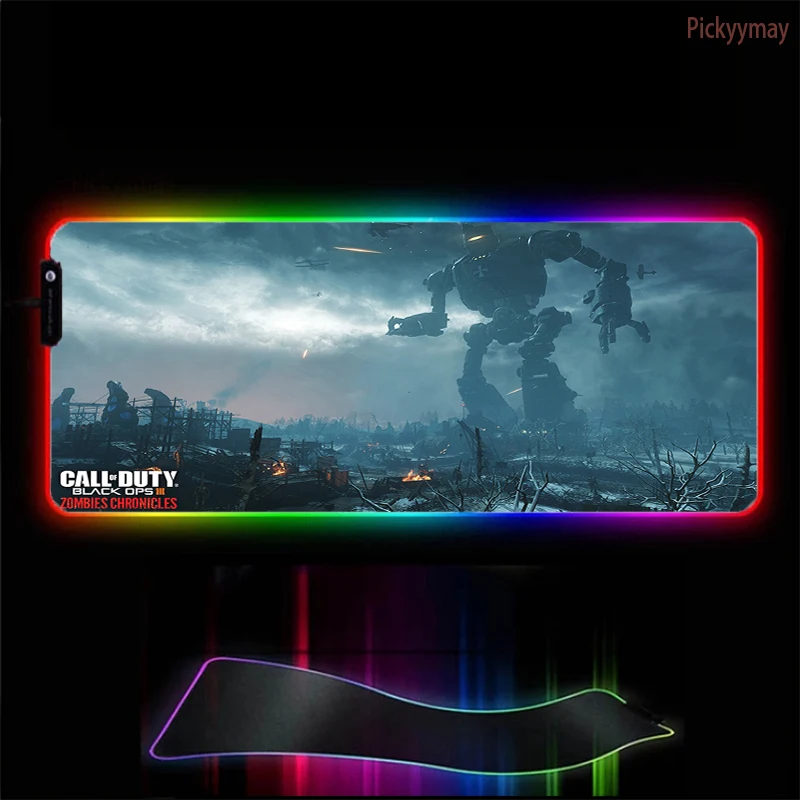 

Call of Duty Large RGB Mouse Pad Persian Carpet Laptop Pc Gamer Keyboard Mat Mousepad Edge White Tassel Rubber Table Mat for Pet