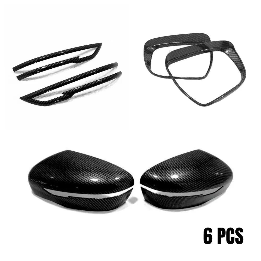 

Для Nissan X-Trail XTrail T32 Rogue 2014-2020 ABS хромированная крышка зеркала заднего вида автомобиля от дождя рамка для бровей отделка внешние аксессуары