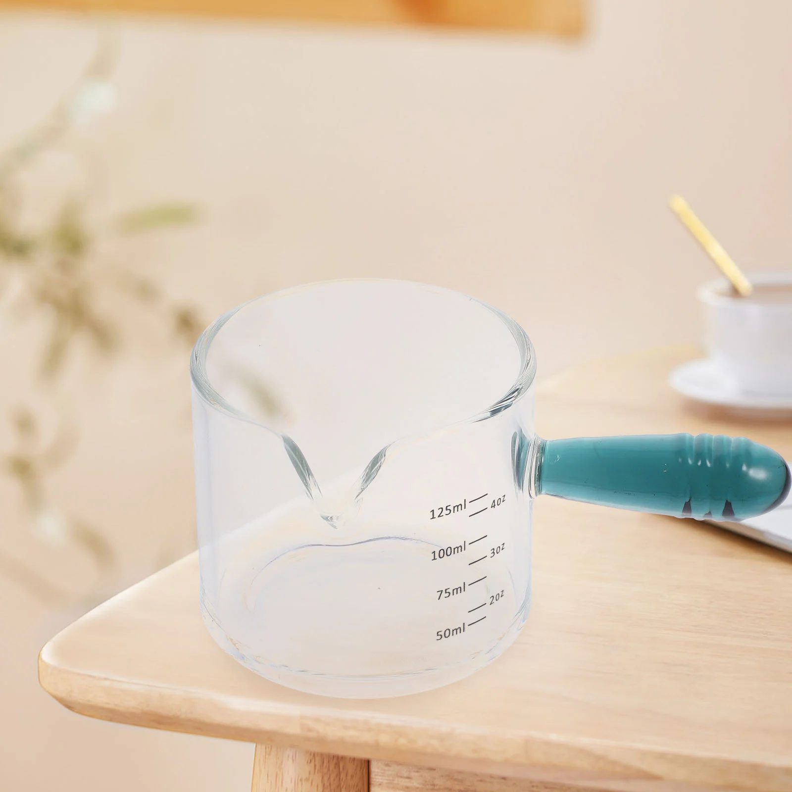

Handheld Coffee Measuring Cup Glass Milk Pitcher With Handle Glass Measuring Cup Espresso Cup