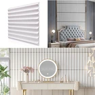 Настенная 3D наклейка, декоративная 3d-панель на стену в скандинавском стиле, минималистичные линии, в стиле 90-х годов, водонепроницаемая эстетика для гостиной с 3d обоями, 30 х30 см