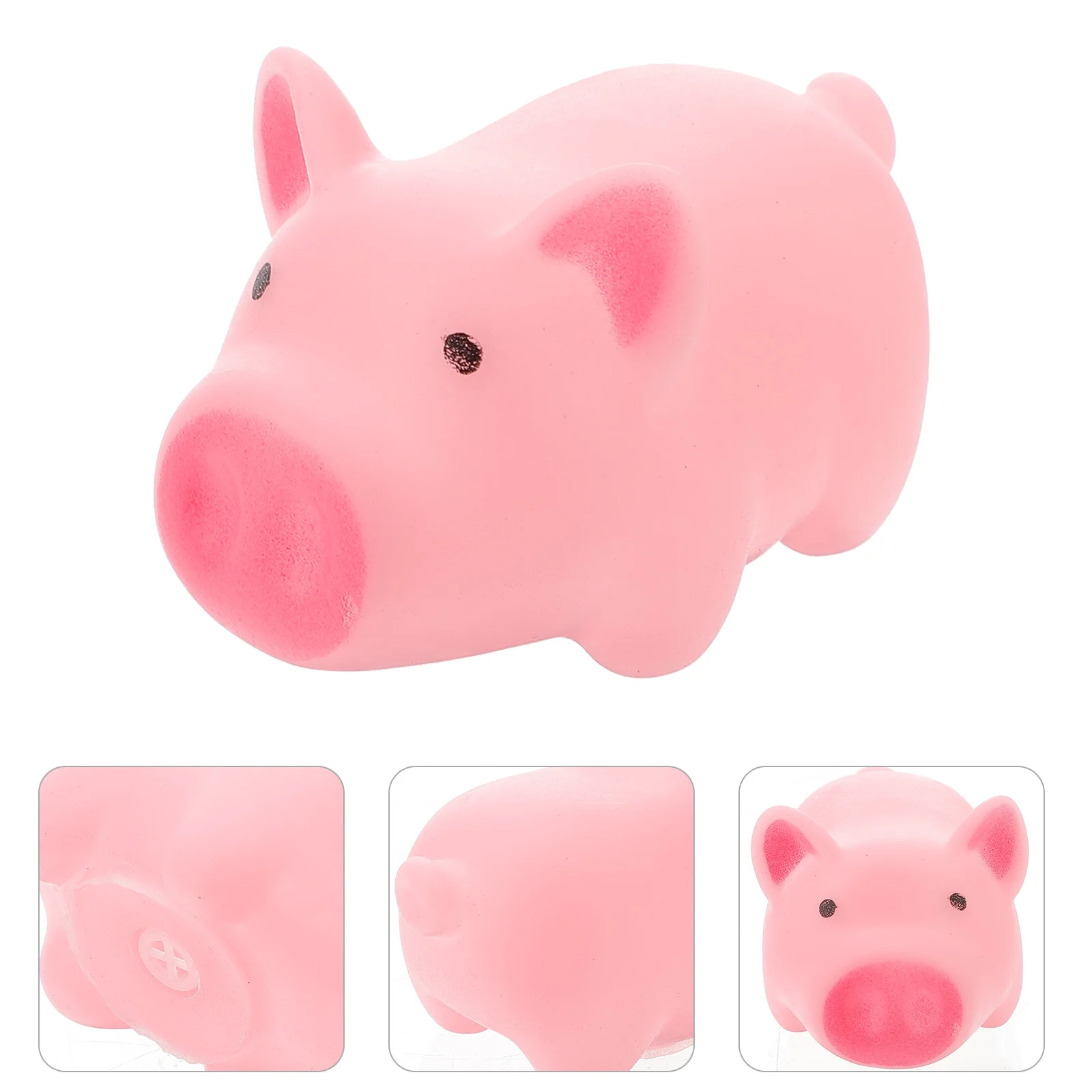 

Pigtoys Sound Screaming Figurines Bath Slow Animals Cartoon Decorations Rubber Baby Fun Venting Statue Squirt Swimming Mini