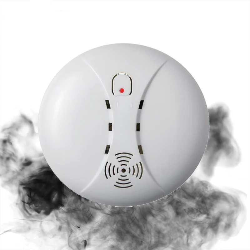 

Suitable for Wifi GSM Alarm Indoor Home Security Garden Security SM-01 433MHz Wireless Smoke Detector Fire Alarm, Hot Sale