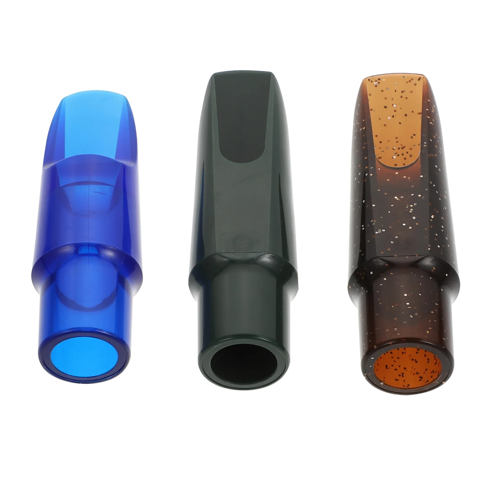 

3Pcs Plastic Alto Saxophone Heads Saxophone Mouthpieces (Assorted Color)
