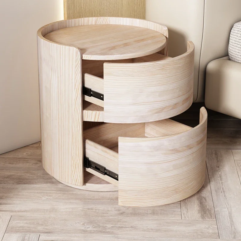 Угловой прикроватный столик креативные минималистичные современные тумбочки из