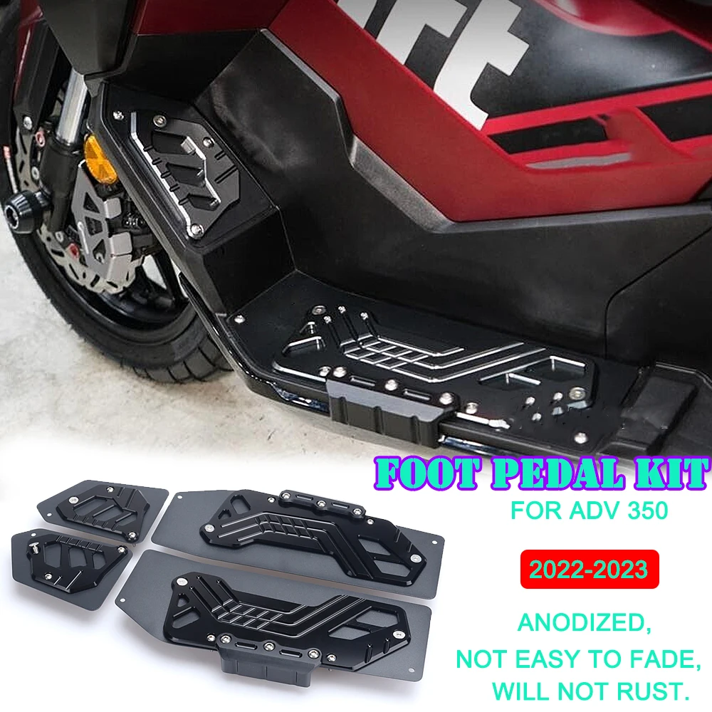

New For HONDA ADV350 ADV-350 ADV 350 adv 350 2022 2023 Motorcycle Accessories Footrest Footpads Foot Pegs Pedals Plate Pads
