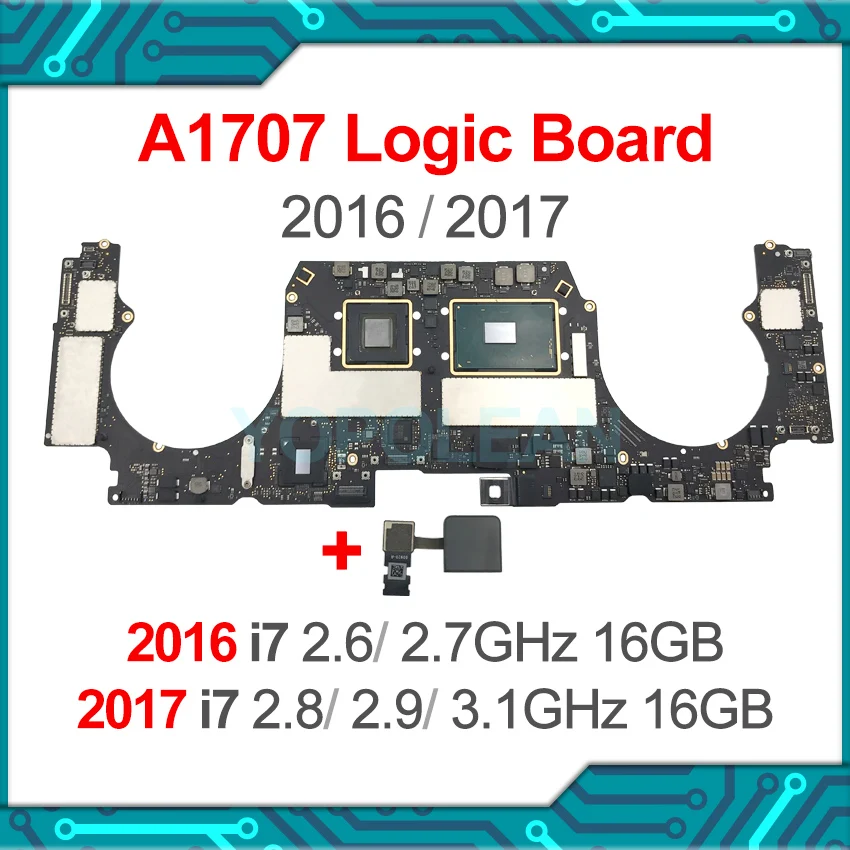 

Оригинальная материнская плата A1707 2016 820-00281-A для MacBook Pro 15 "A1707 логическая плата 2017 820-00928-A