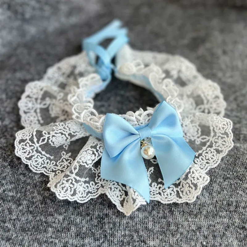 Женский Слюнявчик с галстуком-бабочкой и жемчужинами