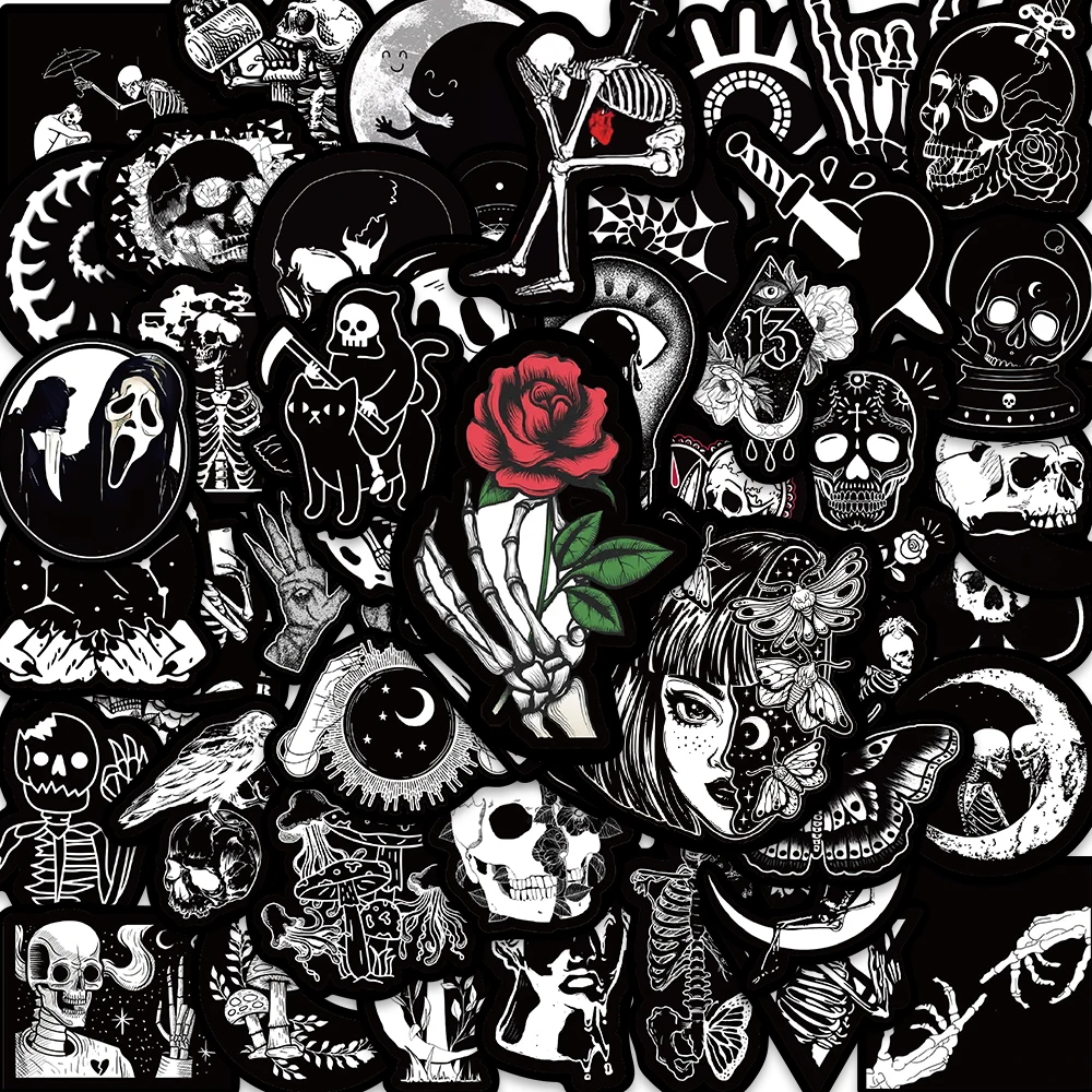 

10/50 шт., водонепроницаемые наклейки на телефон и багаж