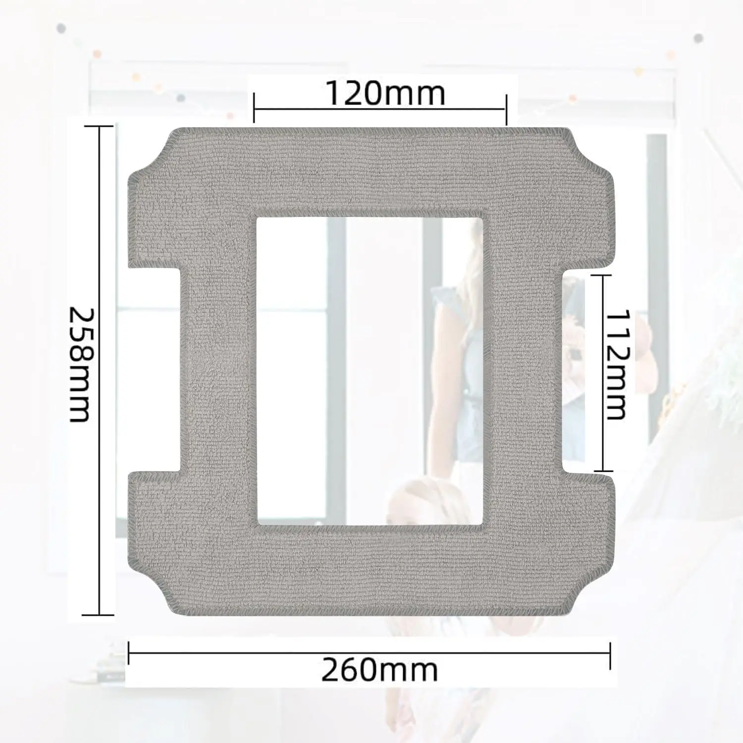 Насадка для швабры совместимая с Ecovacs WINBOT W1 PRO моющаяся Швабра мытья окон сменные