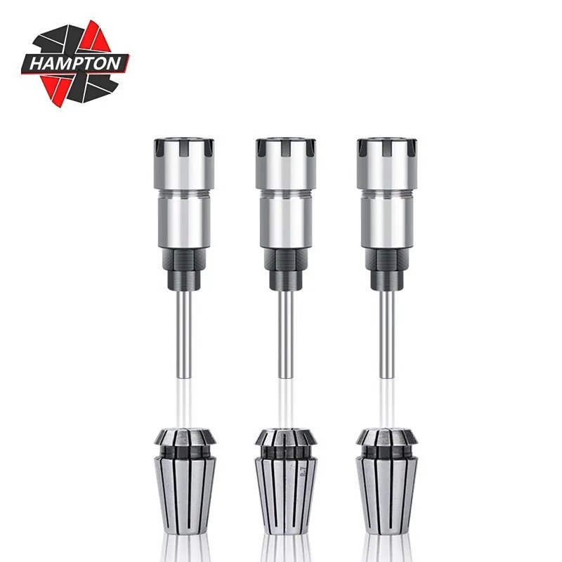 

HAMPTON Router Bit Holder Set ER 16 20 Spring Collet Chuck & 8mm Shank Milling Cutter Extension Rod For Wood Router Bit
