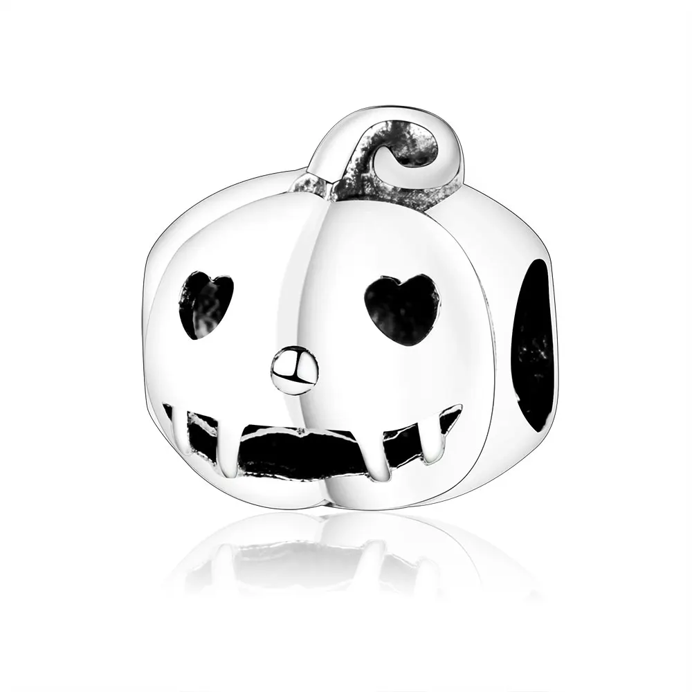 

Женский браслет Pandora, подвеска из серебра 925 пробы с головой тыквы