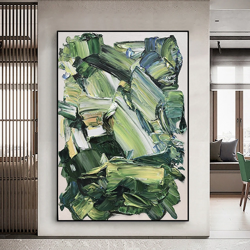 

HUACAN современная абстрактная картина без рамки, картина маслом, настоящая ручная роспись, холст, Настенный декор, художественная картина, ук...