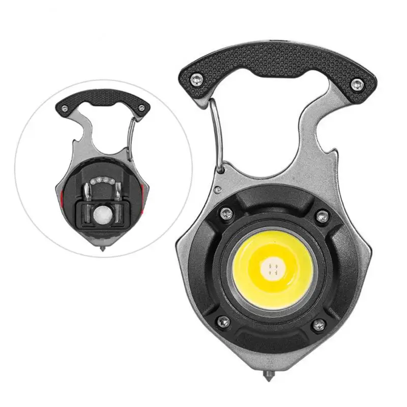 

Pen Light Mini Multi-function Portable 7 Modes Charge Opener Camping Tools Window Breaking Hammer Night Light Key Chain
