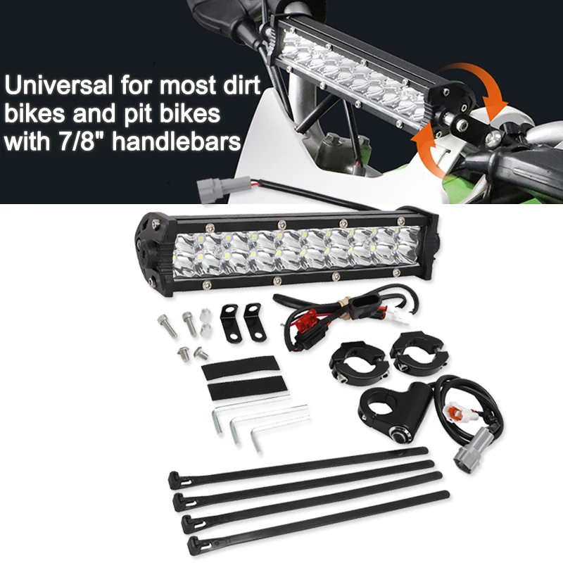 Мотоциклетная ручка 7/8 дюйма для CRF XR RM KX KLX TTR PW SSR Apollo TAO SDG 50cc-125cc 60 Вт лм