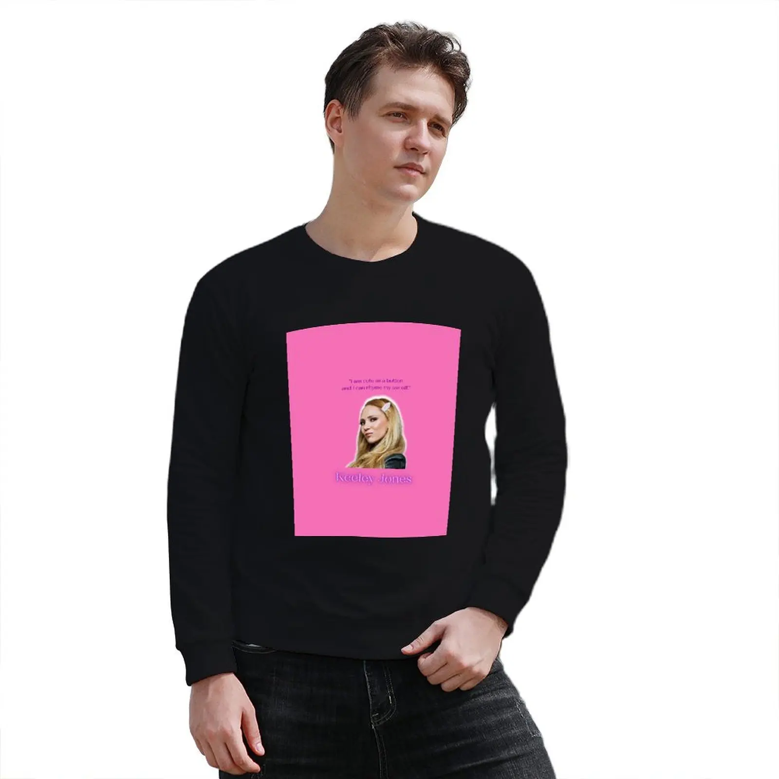 Плакат персонажа Keeley Jones пуловер с капюшоном мужской зимний свитер блузка