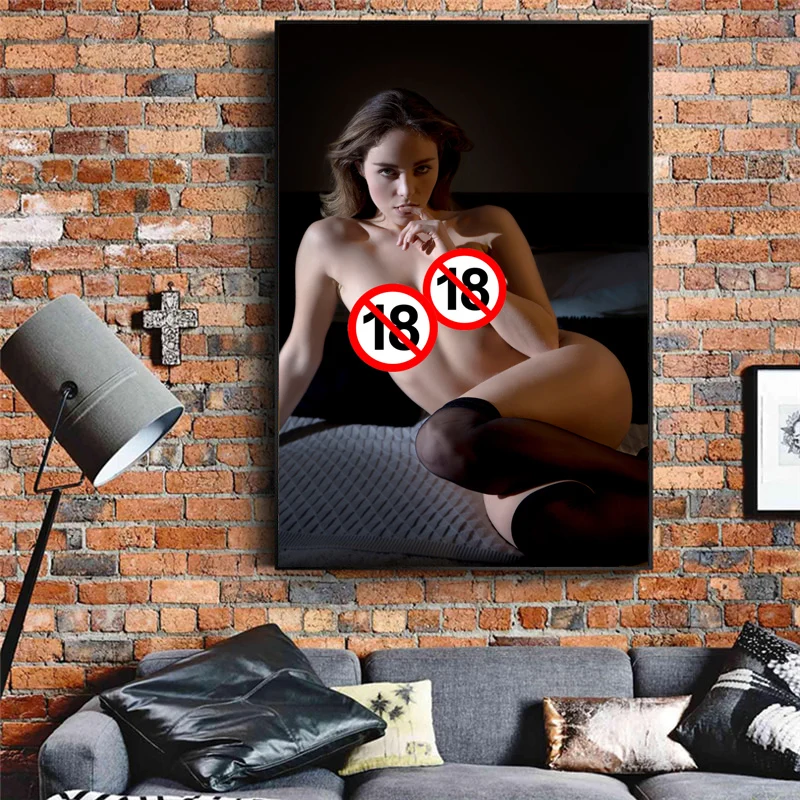 Портретная девушка без цензуры Teagan Presley плакат ню настенное Искусство Печать на