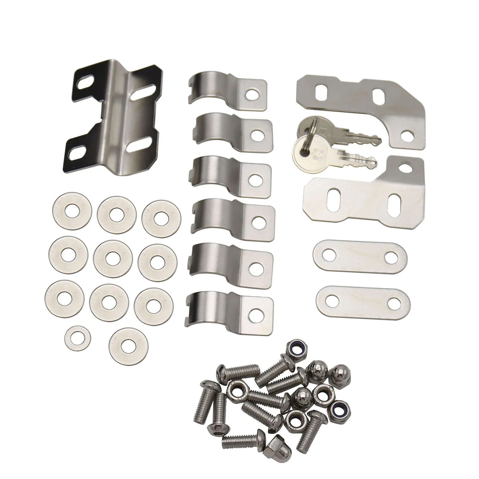 Ящик для инструментов мотоцикла левый боковой кронштейн с полипропиленовой