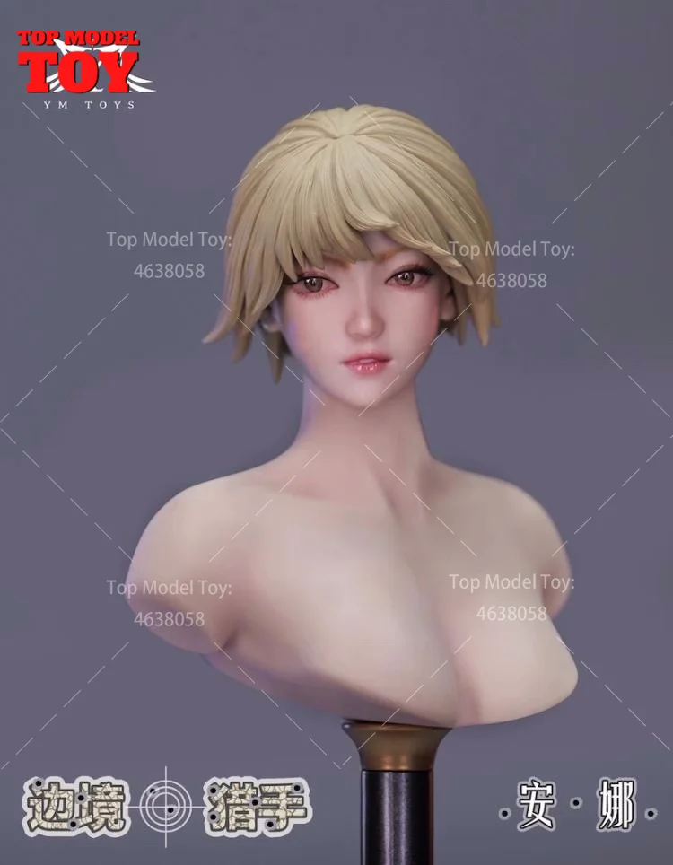 MTOYS YMT081 1/6 Божевой охотник Анна женская голова скульптура для 12 &quotTBL S10D белая кожа