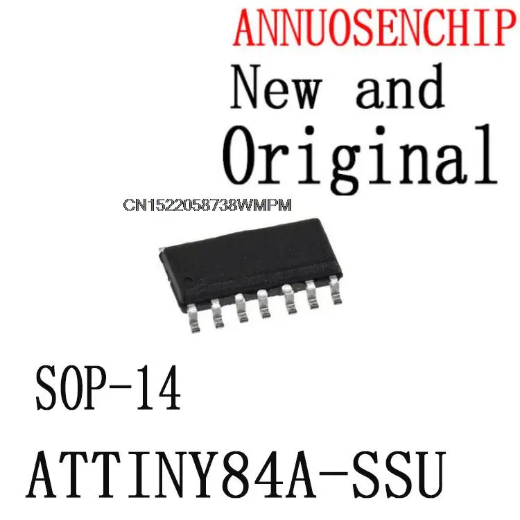 

Free shipping 10PCS New and Original ATTINY84A SOP-14 IC In stock! ATTINY84A-SSU