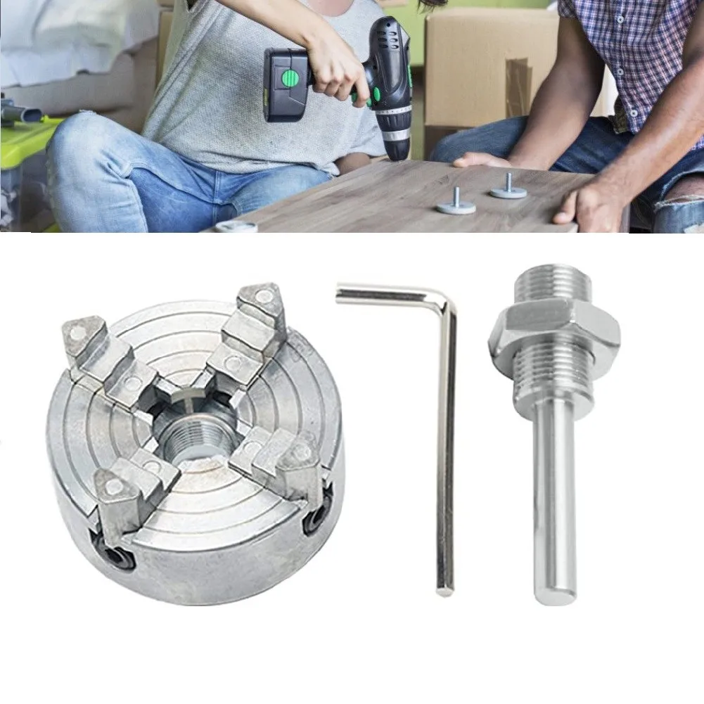 

Four Jaw Chuck Wrench Tool For Woodworking Lathe High Centering Accuracy And Large Clamping Range Are Used Woodworking Lathes