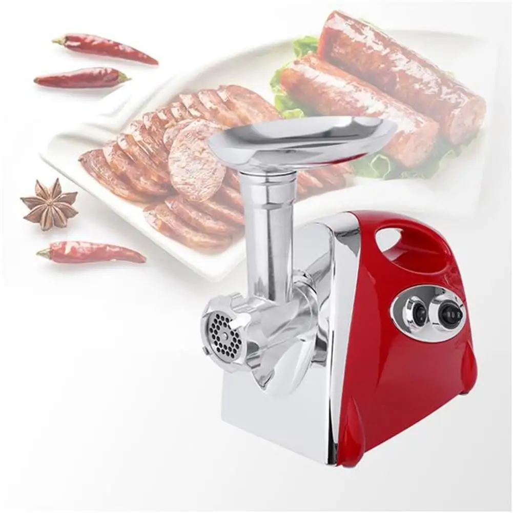 

Household Electric Meat Grinder Maker Cutter With Handle Minced Meat Garlic Chili Sauce Sausage Stuffer Meat Grinder US Plug