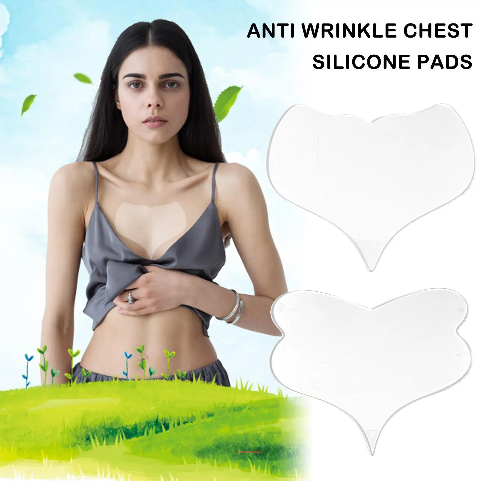 

Силиконовые накладки для груди против морщин, многоразовые подтяжки шеи и морщин, средство для подтяжки кожи лица и тела, Антивозрастные ин...