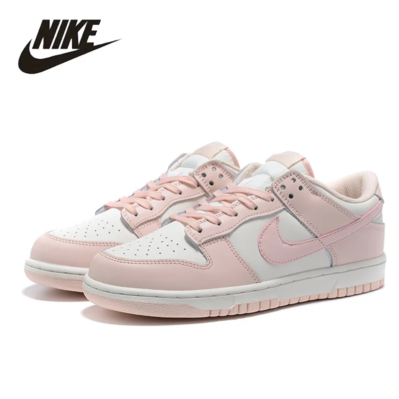 

Женские кроссовки для скейтборда Nike SB Dunk Low Pro, розовые кроссовки с низким вырезом для ходьбы и бега, Спортивная Обувь На Шнуровке Для Мужчин