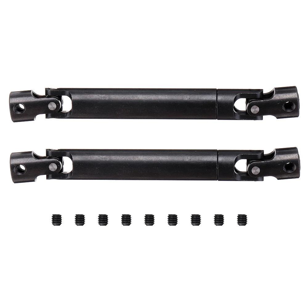 

2PCS Black For Metal Drive Shaft 90-115mm 1/10 SCX10 D90 RC Car