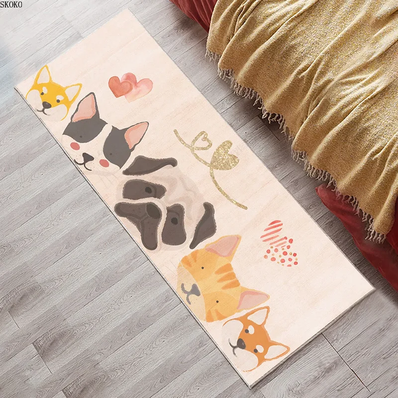 

Cute Carpet Ins Home Bedroom Carpet Tatami Floor Mat Bedside Floor Mat Cartoon Non-Slip Bedside Children'S Bedroom Carpet
