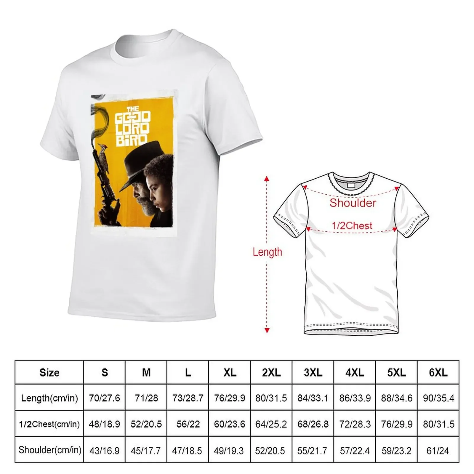 Футболка с плакатом Хороший лорд птица синяя архая одежда больших размеров