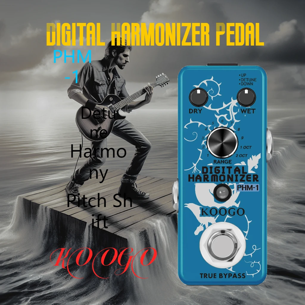 Педальный гармонизатор Koogo для гитары цифровые педали с ингармоническими