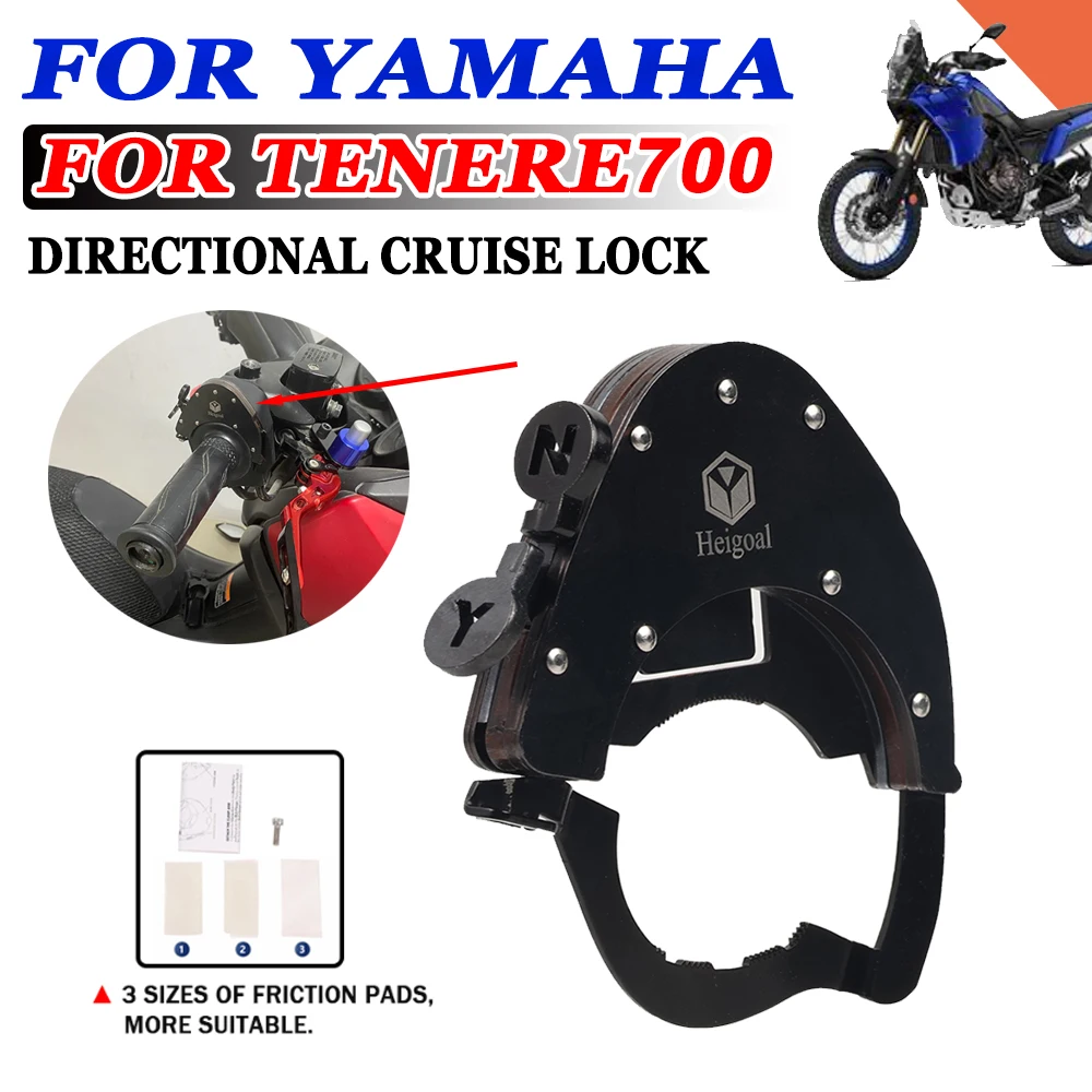 

For Yamaha Tenere 700 XTZ700 2019 2020 2021 2022 2023 Tenere700 T7 Accessories Cruise Control Throttle Save Effort Assist Lock