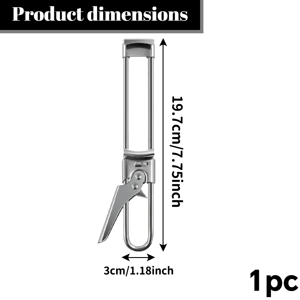 

Регулируемая открывалка для банок из нержавеющей стали